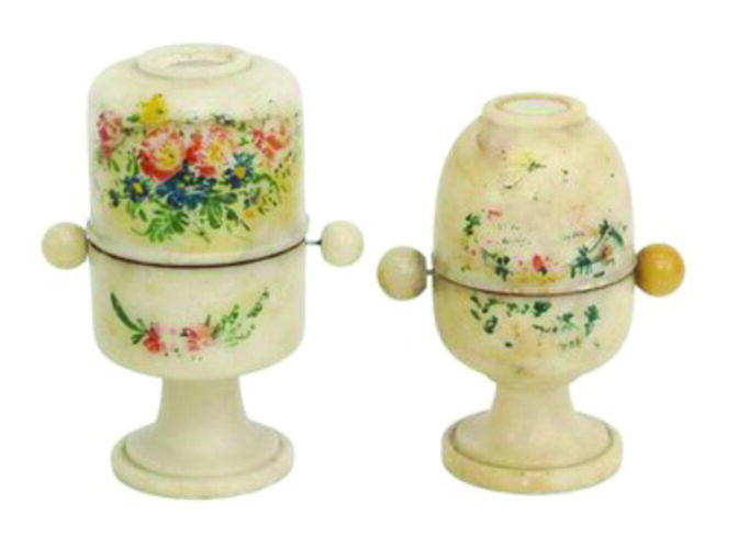 Antique Victorian eggs  had a hidden purpose